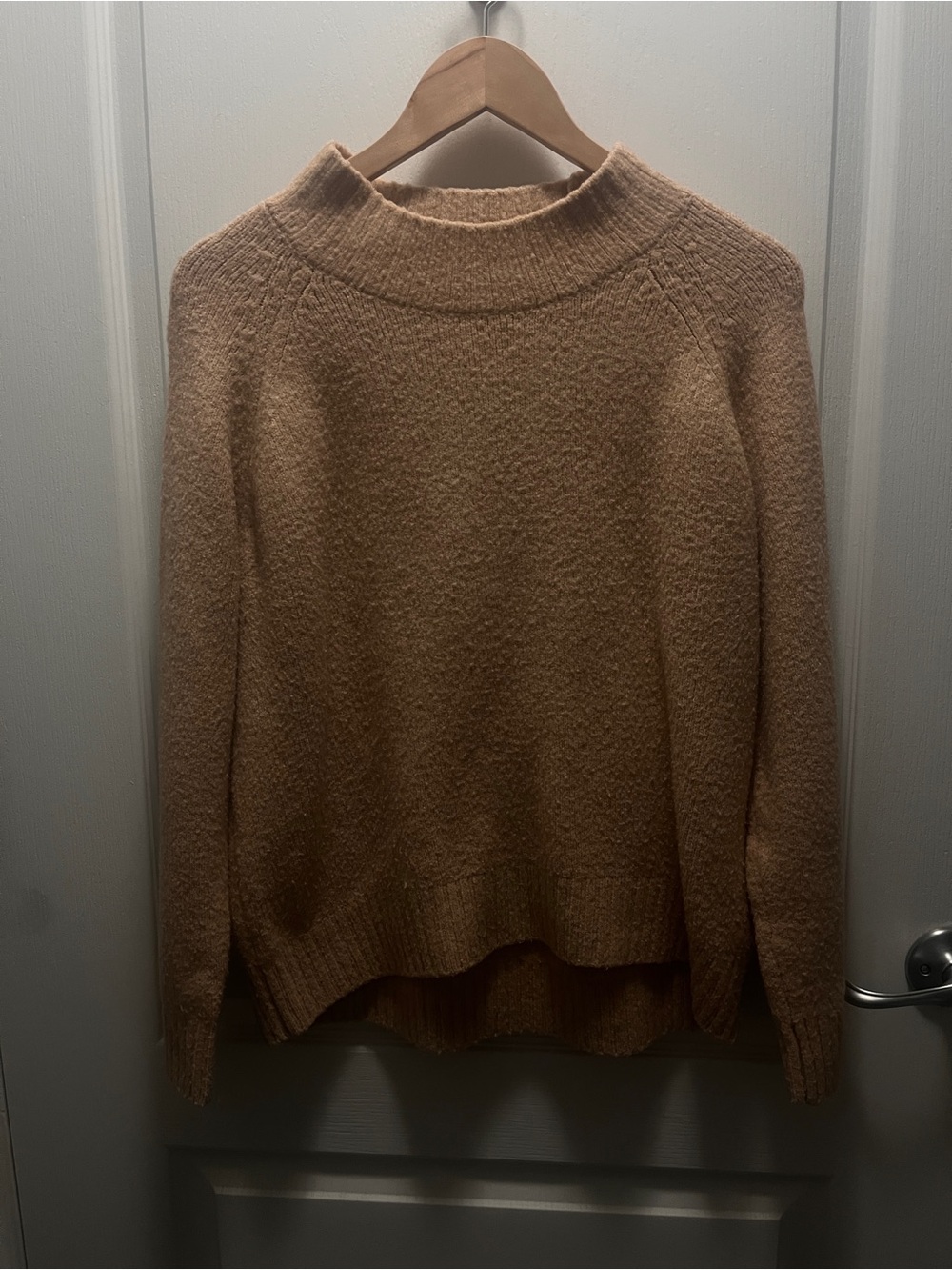 Vigoss Camel Mock Neck Sweater